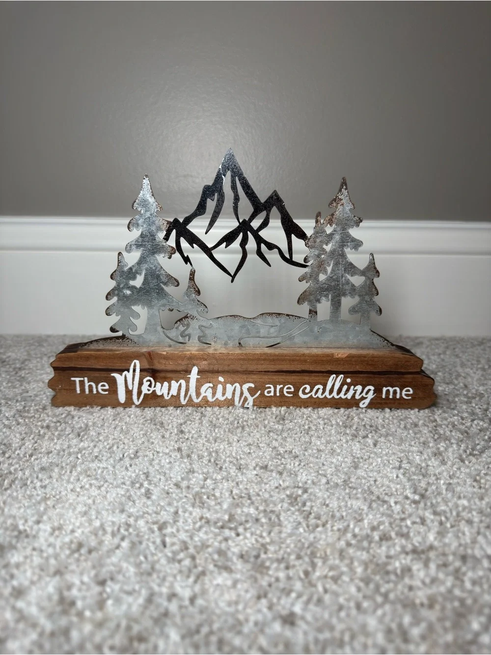 The Mountains Are Calling Me Rustic Decor